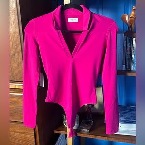 Aritizia Babaton 
CONTOUR POLO LONGSLEEVE BODYSUIT